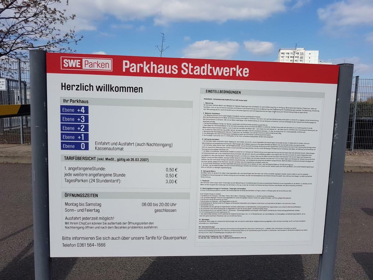 Unterkunft Einfach Und Zentral Erfurt Exterior photo